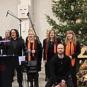 Unsere Altisten - und Erik auf der Cajon